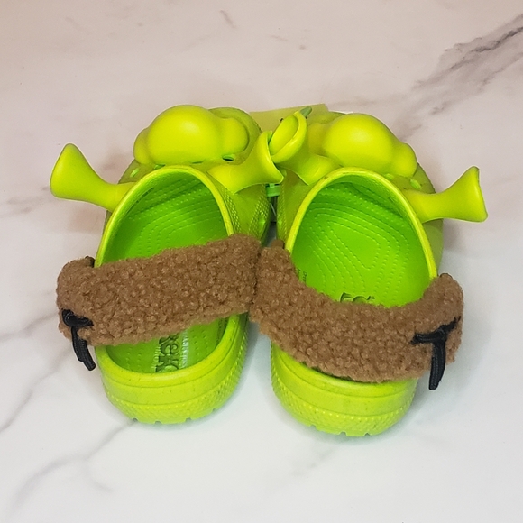 Crocs x DreamWorks Shrek classic clogs 12m lime punch - Picture 4 of 6